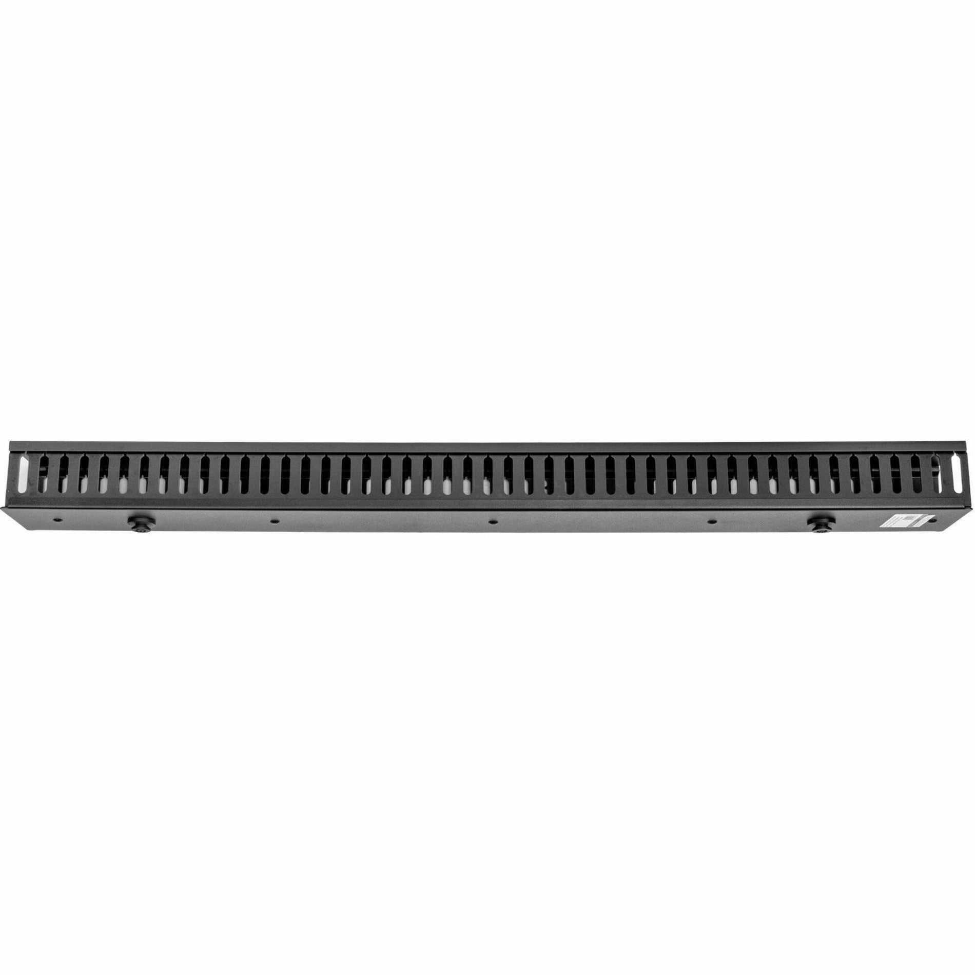 Rocstor Y10E050-B1 Bộ Tổ Chức Cáp Đứng với Rãnh Ngón - 0U - 3 ft Giải Pháp Quản Lý Cáp Hiệu Quả