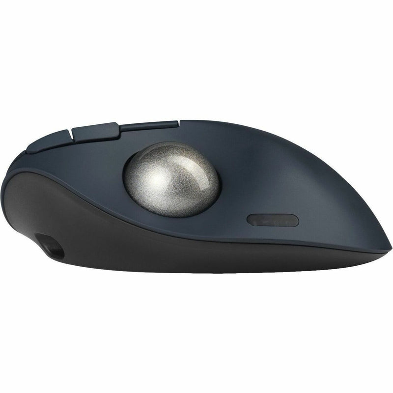 Side view of Kensington Pro Fit TB550 showing ergonomic curves and button placement