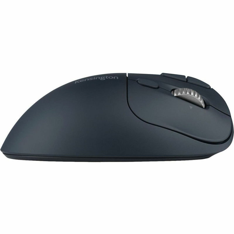 Side profile view of Kensington Pro Fit TB550 showing wireless mouse design