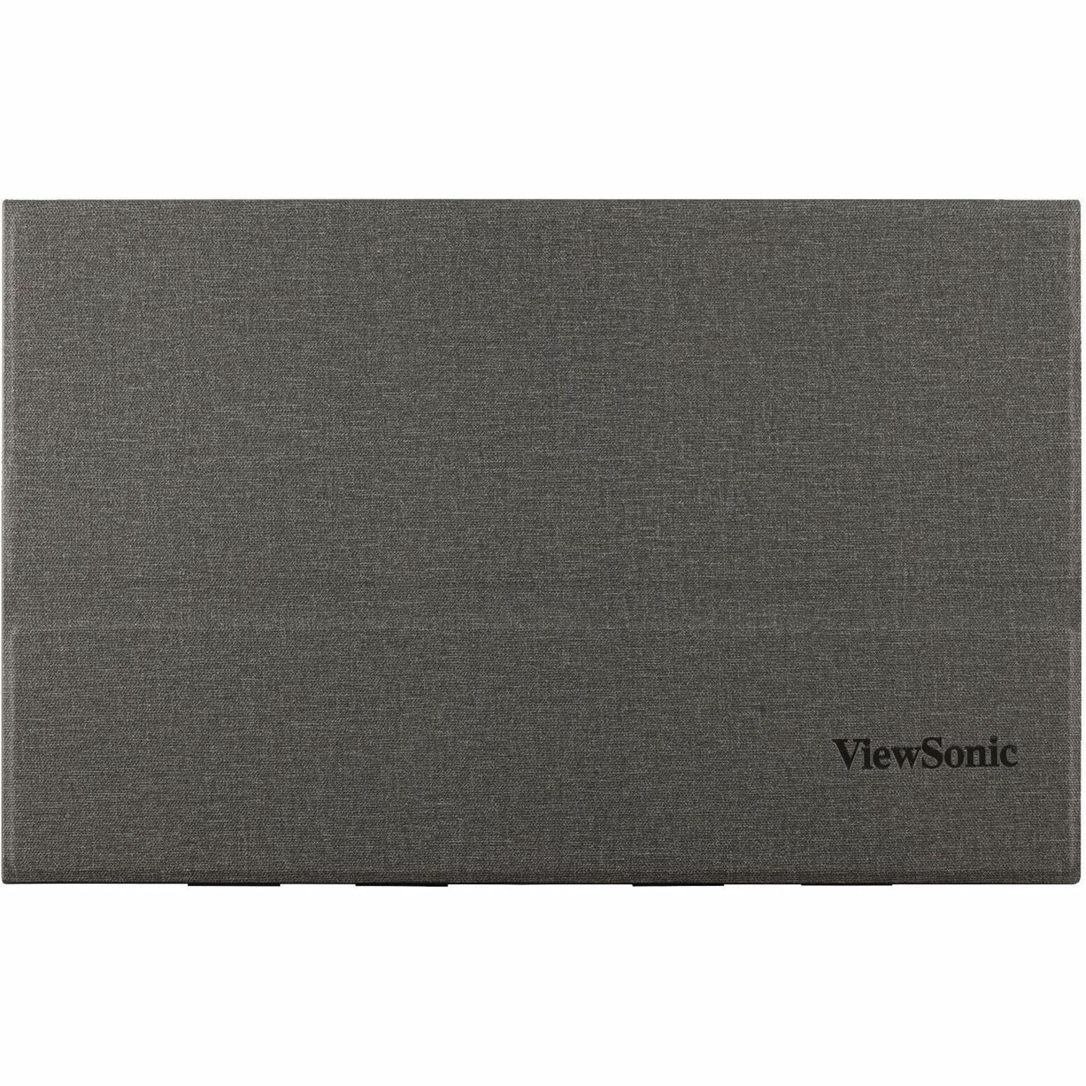 ViewSonic VX1655-4K Jeu LED Moniteur 15.6" 4K UHD Moniteur Portable avec 60W USB C et mini HDMI