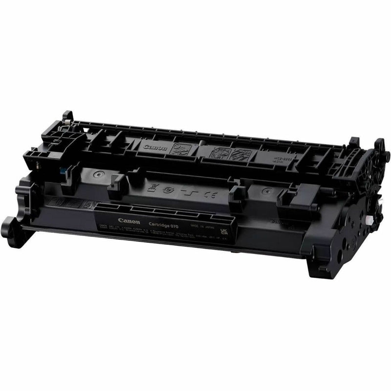 Side view of Canon 070 toner cartridge displaying protective design features