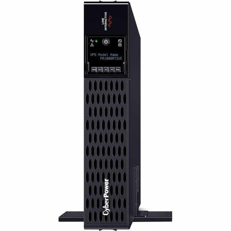 Full tower view of CyberPower PR1000RT2UC showing ventilation system