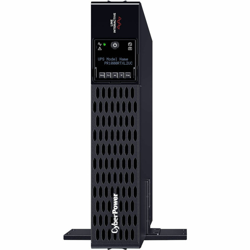 Tower configuration of CyberPower PR1000RTXL2UC UPS with vertical mounting stand