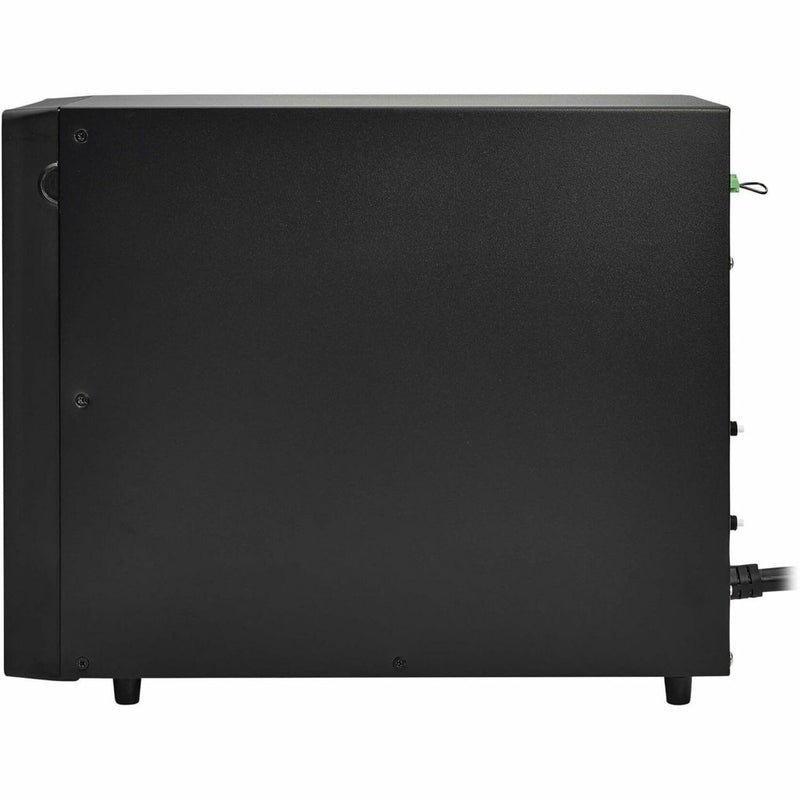 Side view of Tripp Lite SU700XLCD UPS showing compact profile