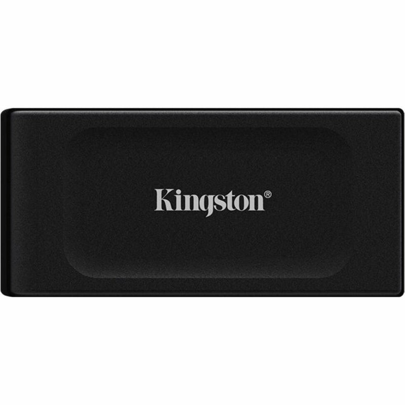 Top view of Kingston XS1000 External SSD showing slim profile