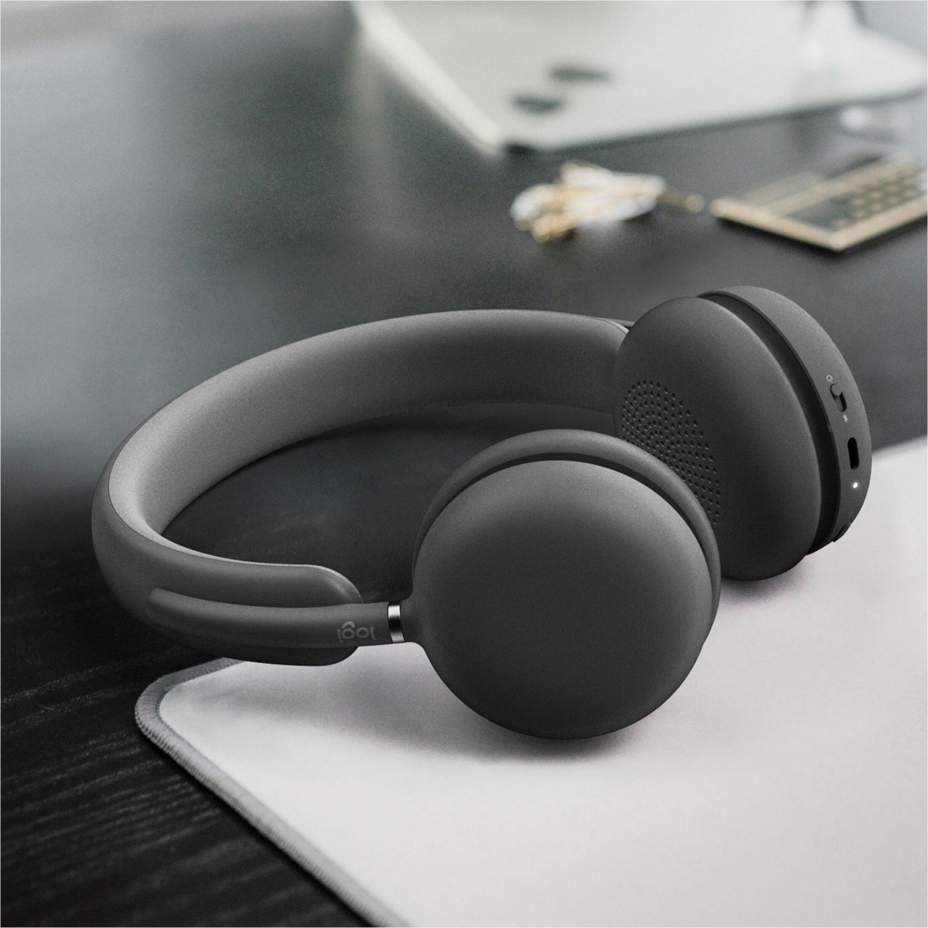 Close-up detail shot of Logitech Zone Wireless 2 headset showing premium finish and materials-alternate-image5