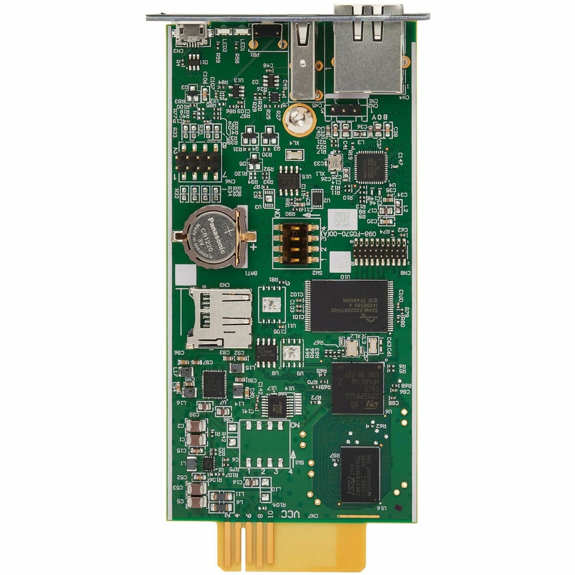 Carte Ethernet Gigabit NETWORK-M3 d'Eaton pour UPS et PDU certifiée UL 2900-1 et IEC 62443-4-2