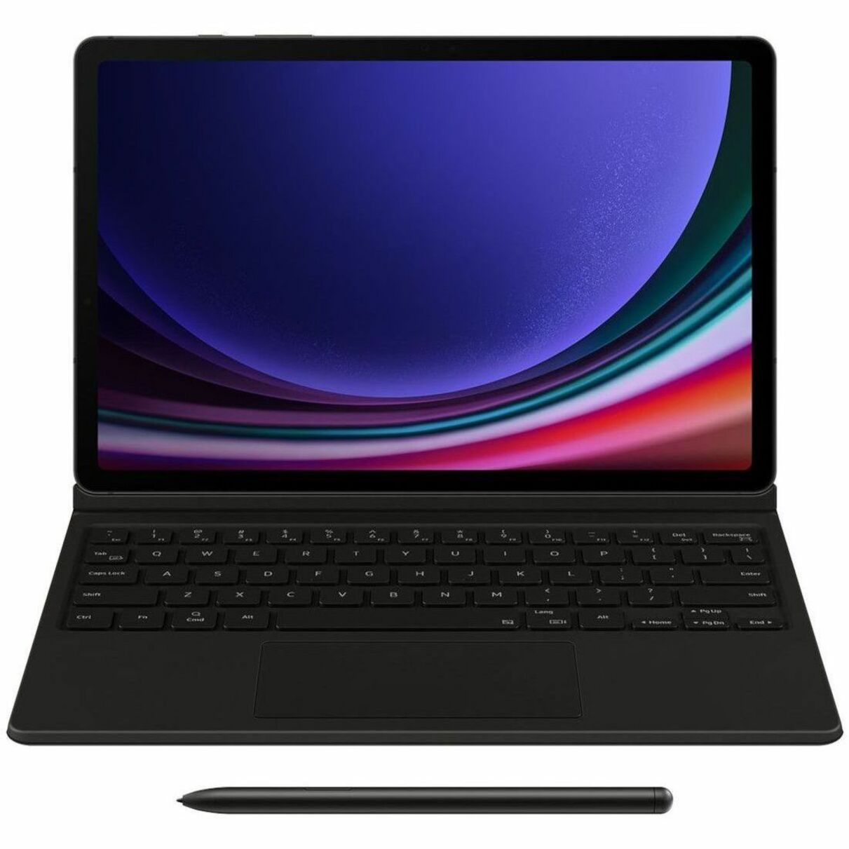 Samsung - Galaxy Tab S9 Ultra Book Cover Keyboard - Black