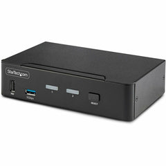 StarTech.com D86A2-2-PORT-8K-KVM Interruptor KVM de 2 puertos USB 3.2 Gen 1 - DisplayPort - 8K 60Hz USB 3.2 8 puertos USB 3 DisplayPorts