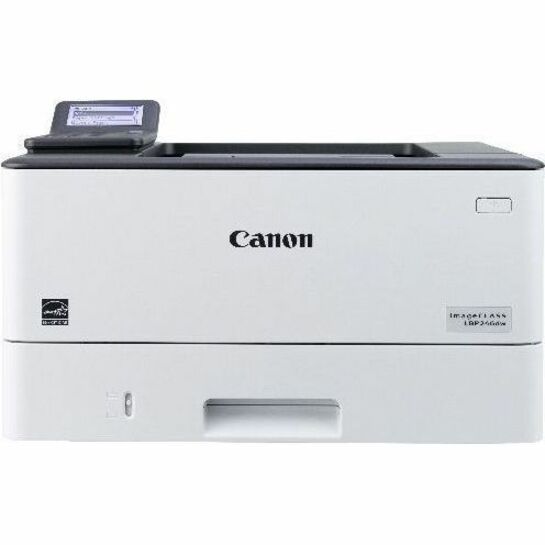 Front view of Canon LBP246dw emphasizing print quality