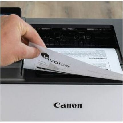 Document feeding demonstration on Canon LBP246dw