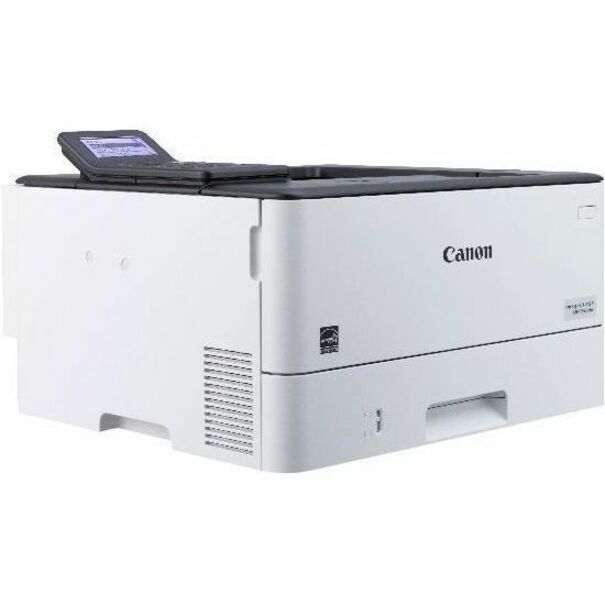 Side profile of Canon LBP246dw highlighting paper trays