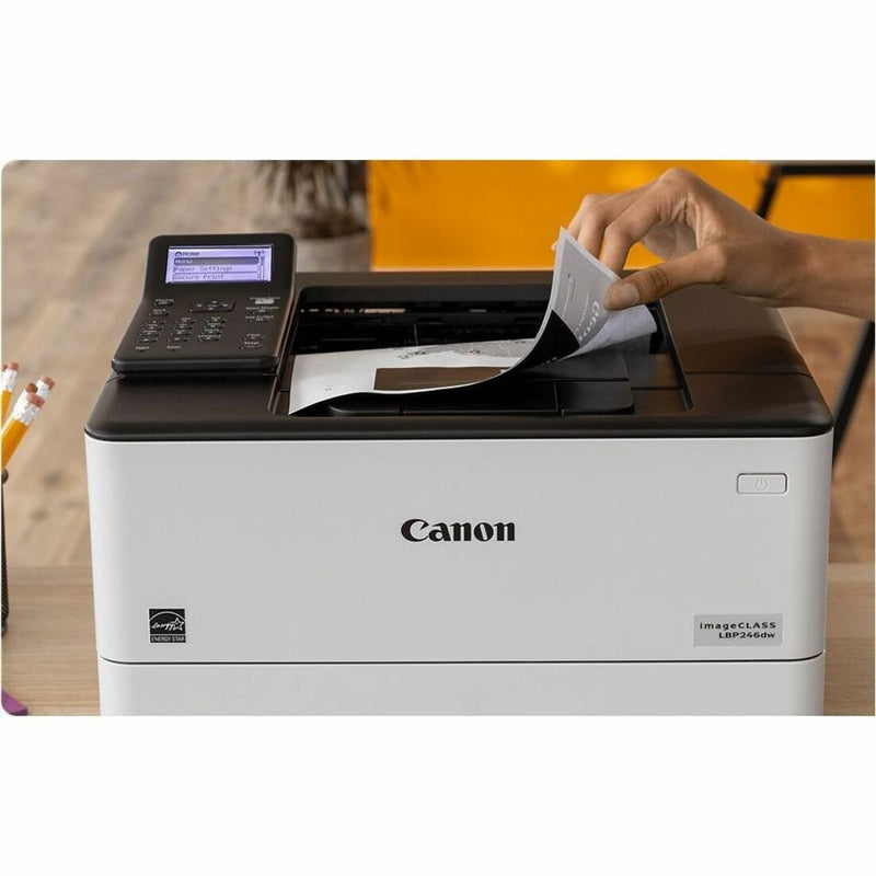 Paper loading demonstration on Canon LBP246dw