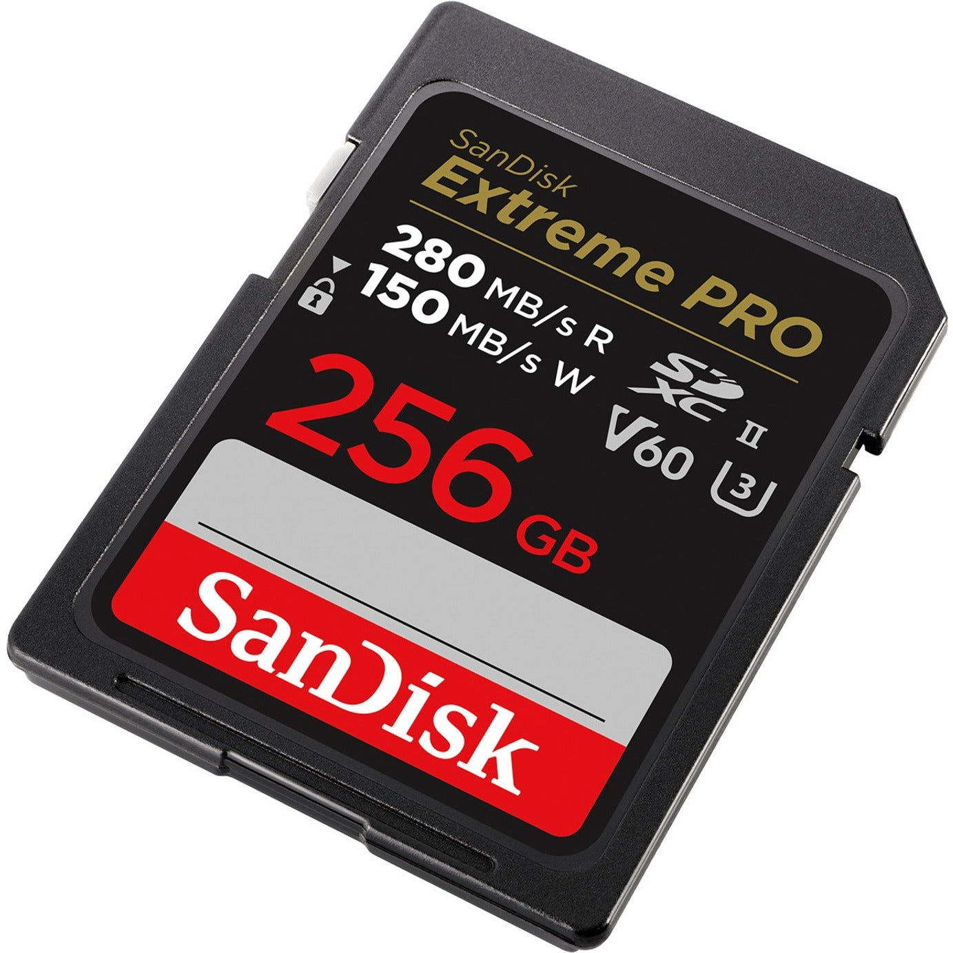 SanDisk SDSDXEP-256G-GN4IN Extreme PRO SDXC UHS-II Karte 256GB V60 280 MB/s Lesegeschwindigkeit 