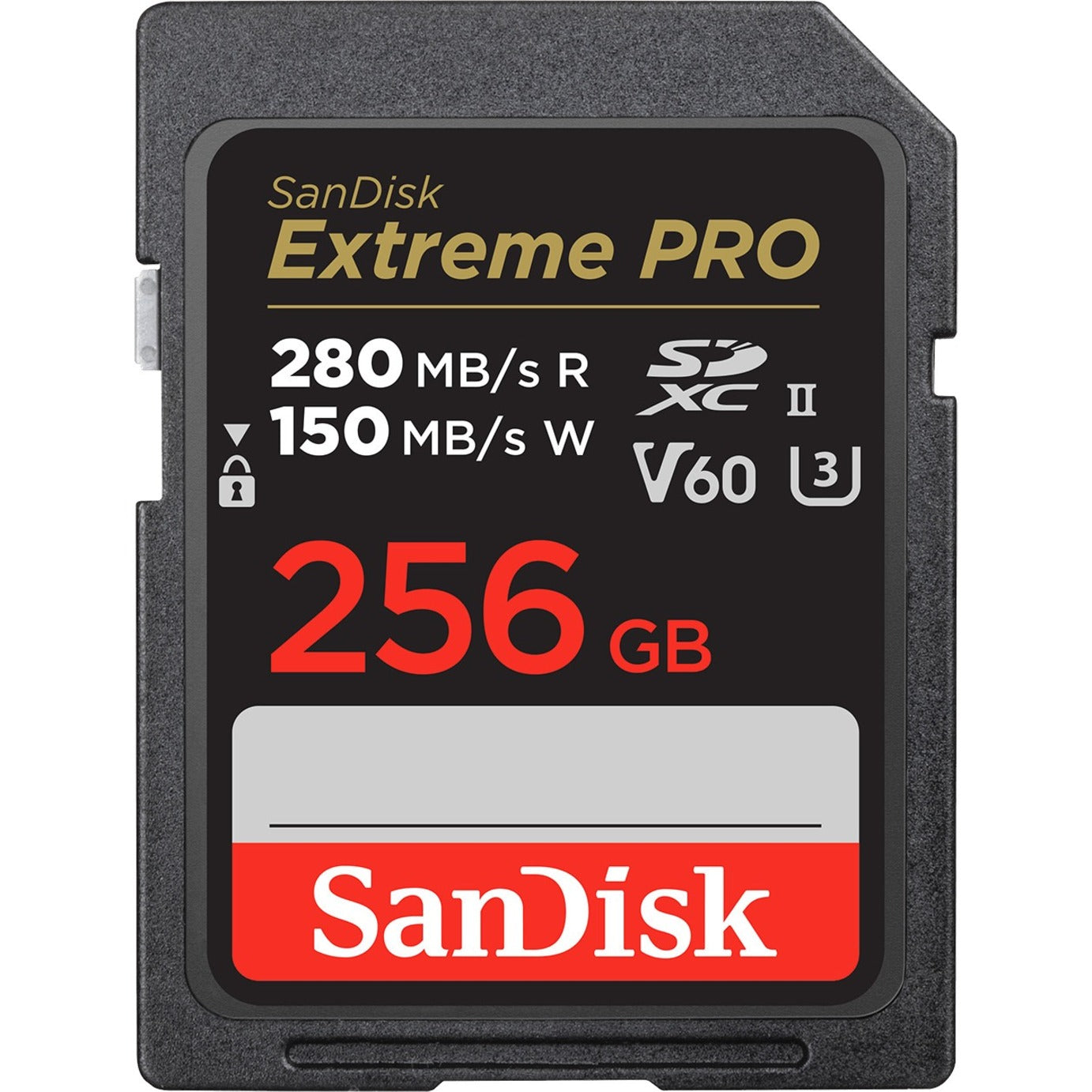 SanDisk SDSDXEP-256G-GN4IN Extreme PRO SDXC UHS-II Karte 256GB V60 280 MB/s Lesegeschwindigkeit 
