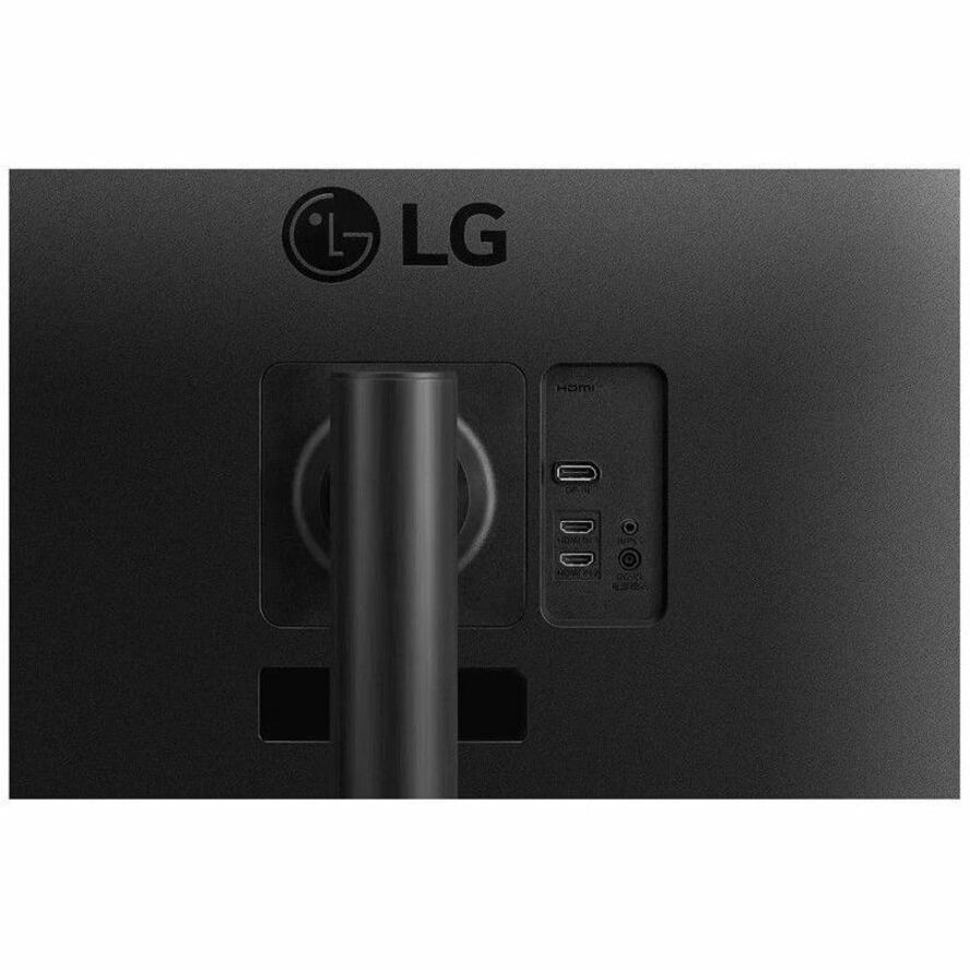 Close-up of LG UltraWide monitor's port configuration-alternate-image8