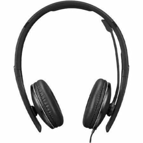 Front view of Lenovo Wired ANC Headset Gen 2 showing padded ear cushions and headband-alternate-image2