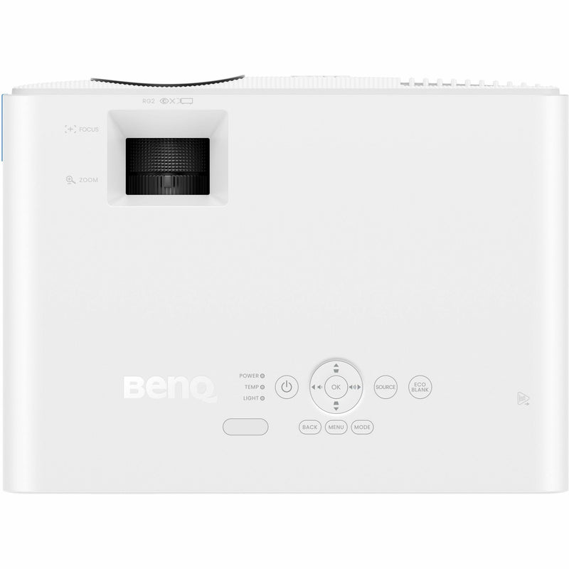 Top view of BenQ LH650 showing control panel and interface