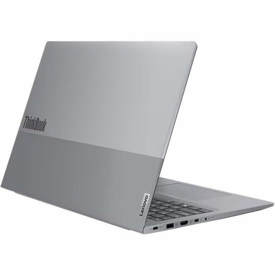 Side profile view of Lenovo ThinkBook 16 G6 IRL showing slim design and port placement-alternate-image6