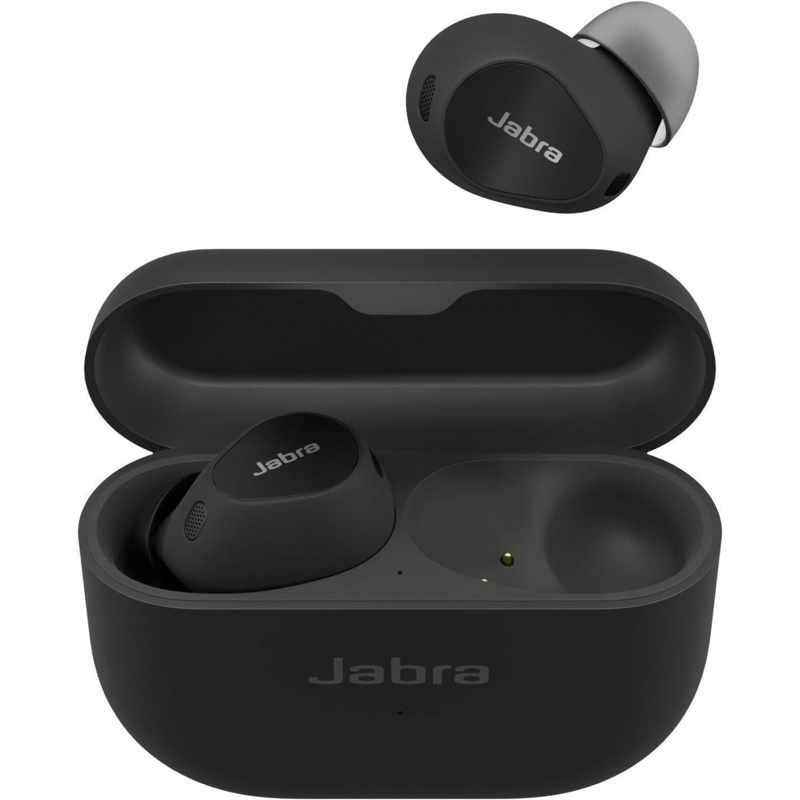 Jabra 100-99280904-99 Elite 10 Écouteurs Écouteurs Vraiment Sans Fil avec Garantie de 2 Ans Noir Brillant Classé IP57 Technologie MEMS