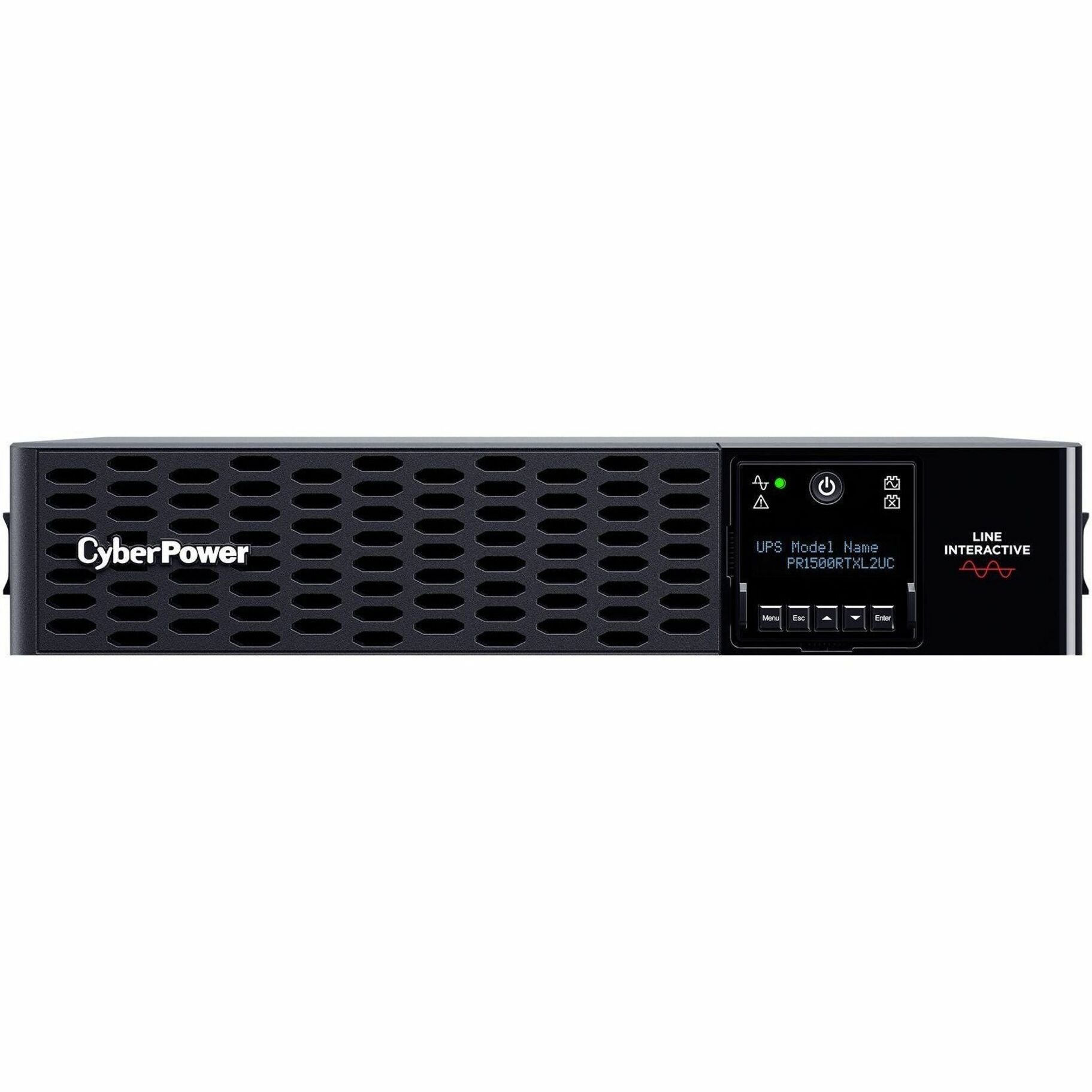 CyberPower PR1500RTXL2UC Smart App Sinewave Rack/Tower UPS, 1500VA, LCD Display