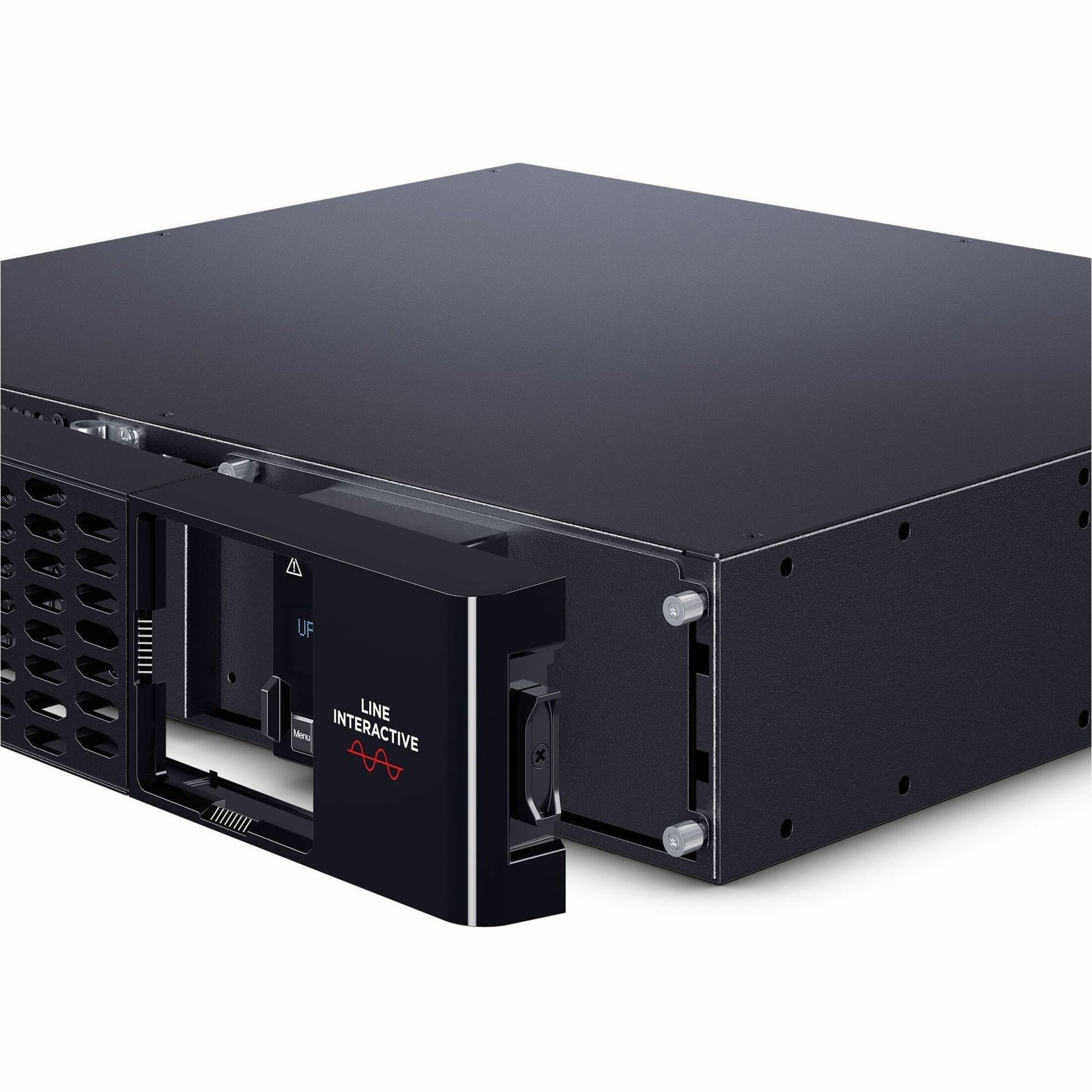 Close-up of CyberPower PR1500RTXL2UC UPS LCD panel mounting system-alternate-image12