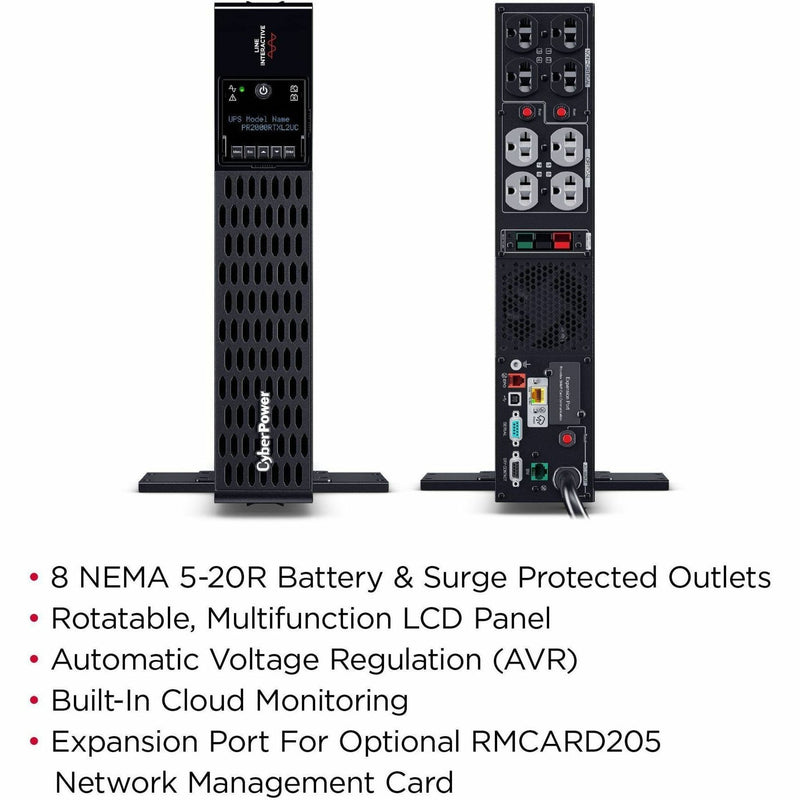 Comparison view of rack and tower mounting options