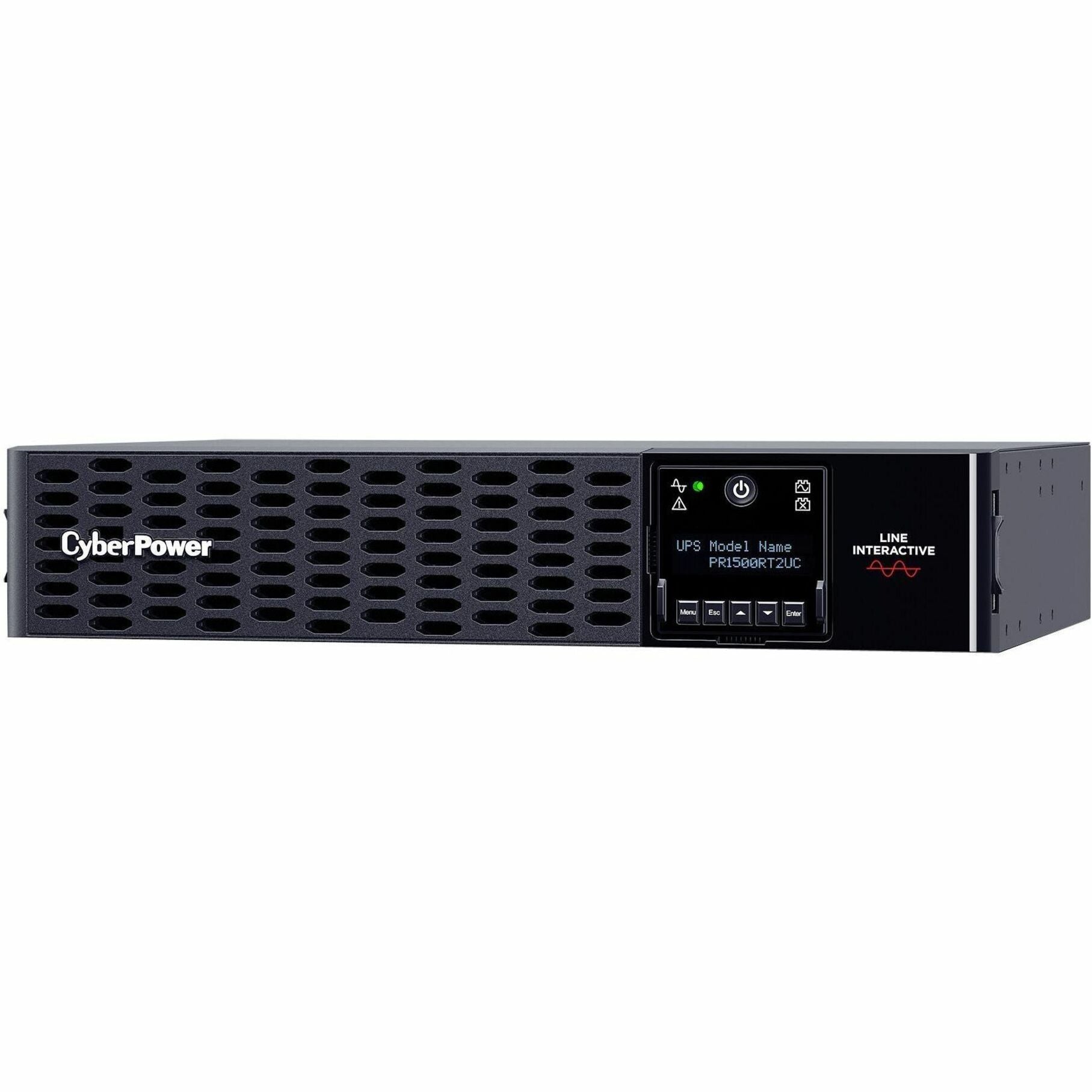 CyberPower PR1500RT2UC Intelligent App Onde Sinusoïdale Onduleur Rack/Tor 1500VA Affichage LCD