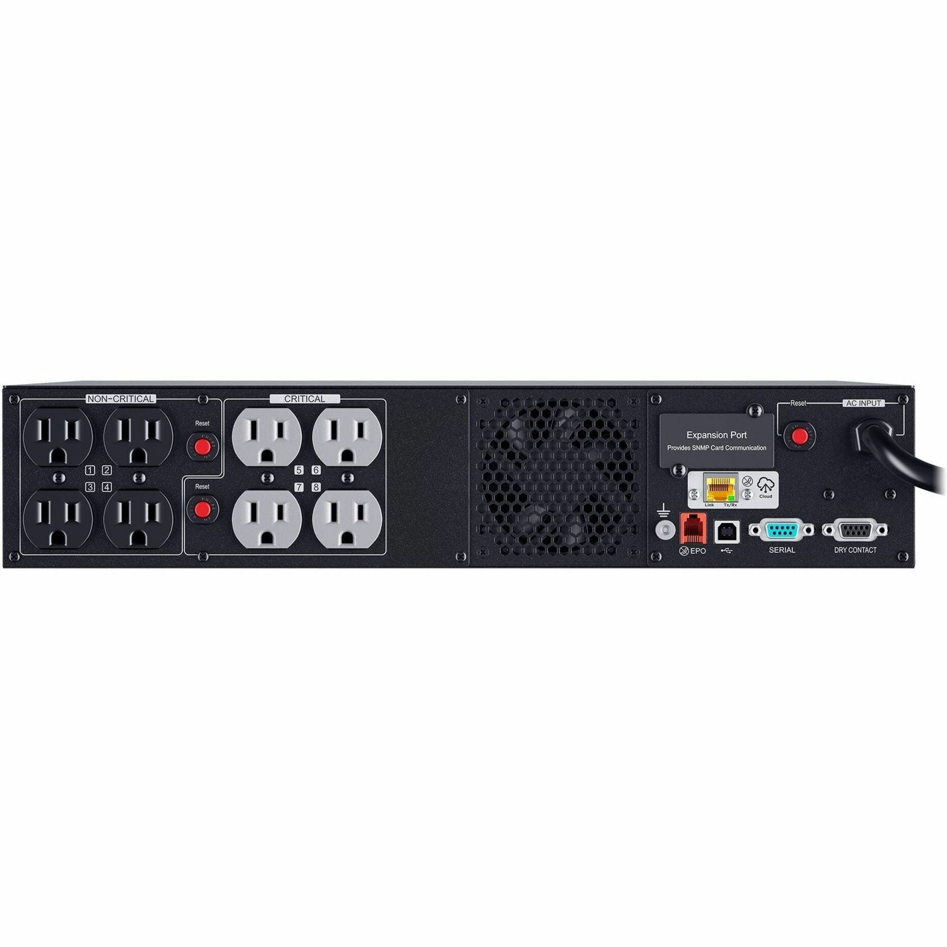 CyberPower PR1500RT2UC Intelligent App Onde Sinusoïdale Onduleur Rack/Tor 1500VA Affichage LCD