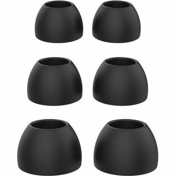 Three pairs of different sized ear tips for V7 HA220 earbuds