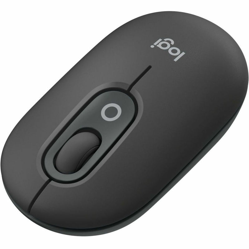 Side profile view of Logitech POP Mouse showing streamlined design