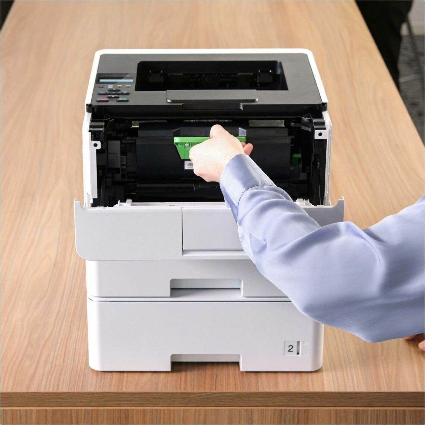 Brother HLL6210DWT HL-L6210DWT Business Monochrome Laser Printer Dual Paper Trays Wireless Networking Duplex Printing  