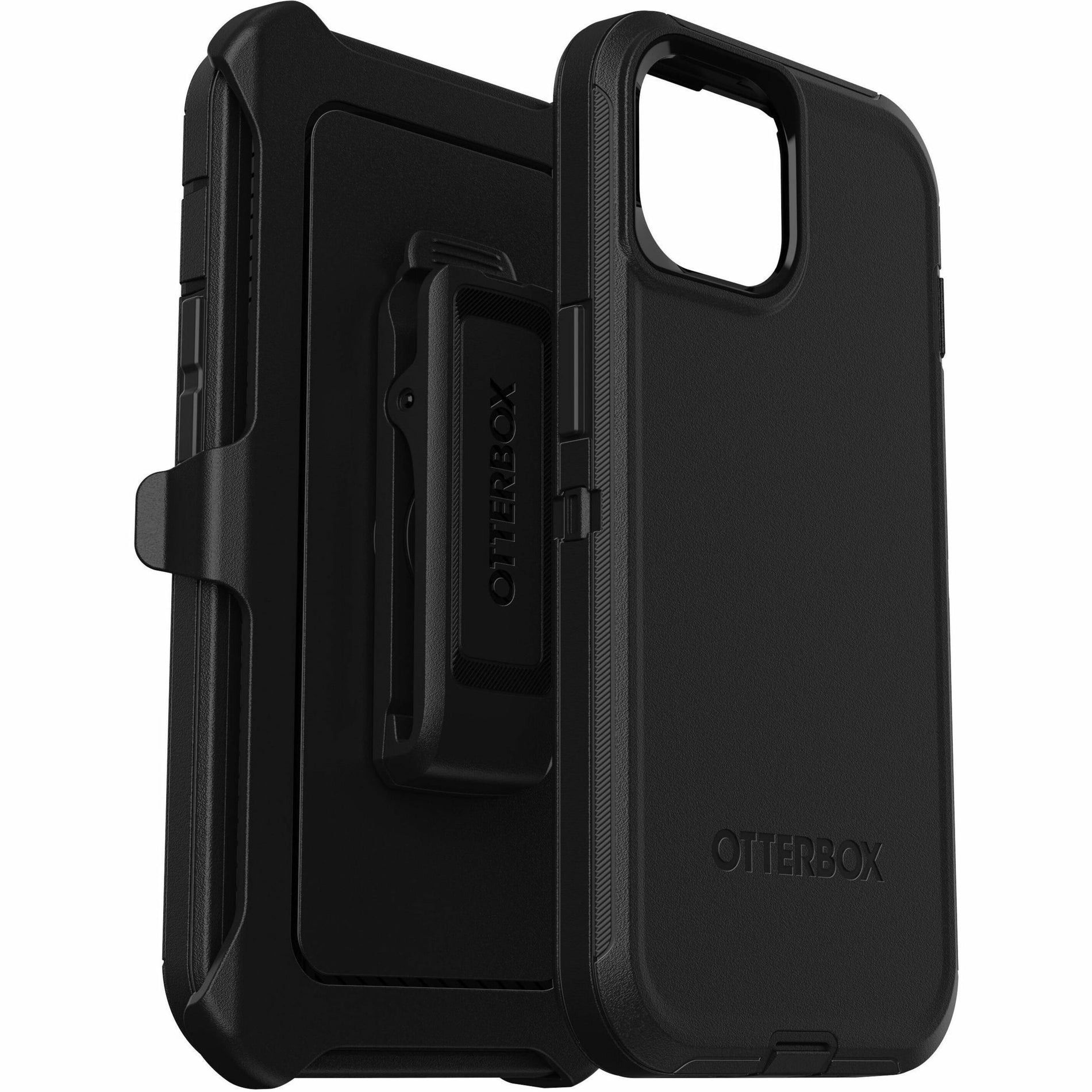 OtterBox 77-92557 iPhone 15, iPhone 14 & iPhone 13 Defender Series Case, Black Pro