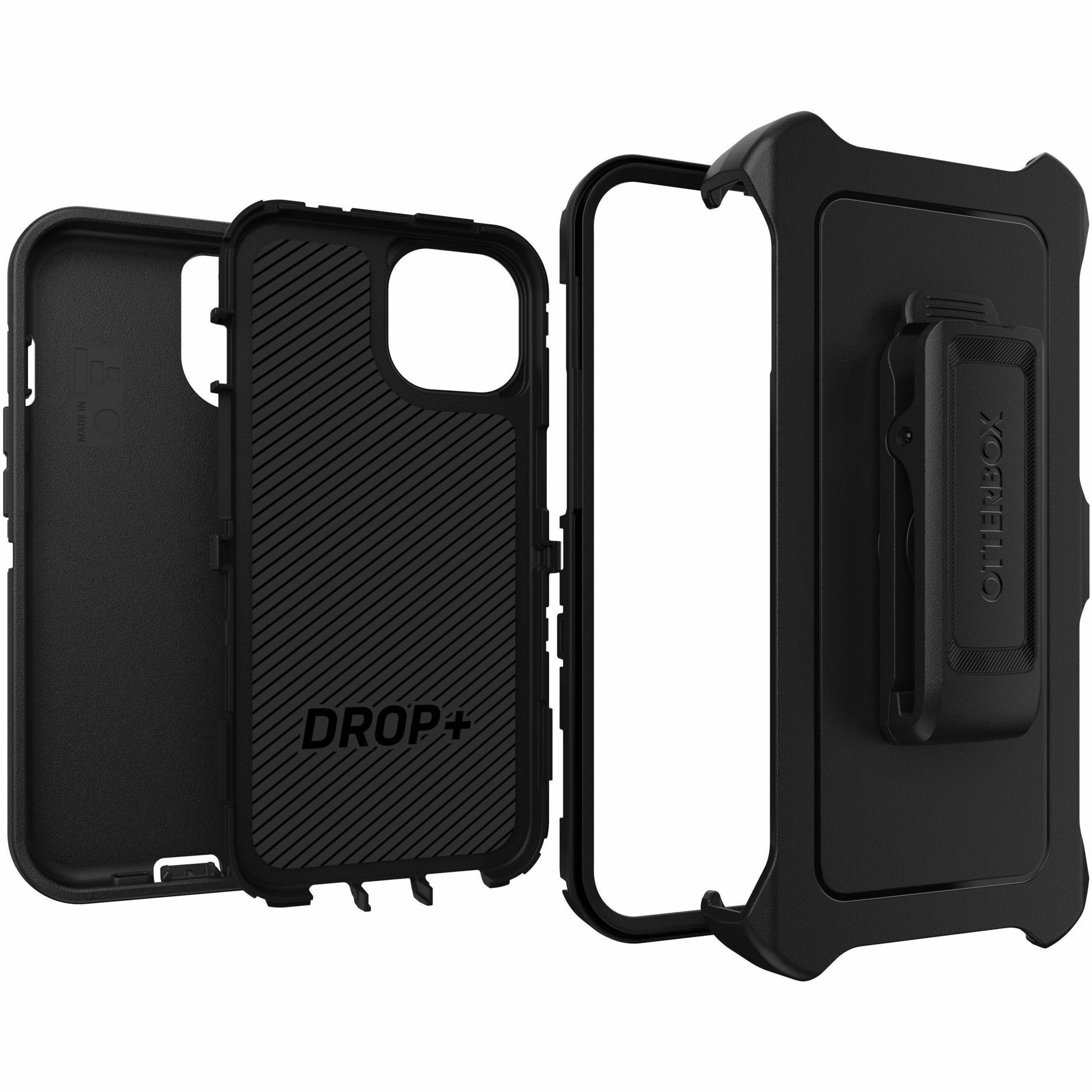 OtterBox 77-92557 iPhone 15, iPhone 14 & iPhone 13 Defender Series Case, Black Pro