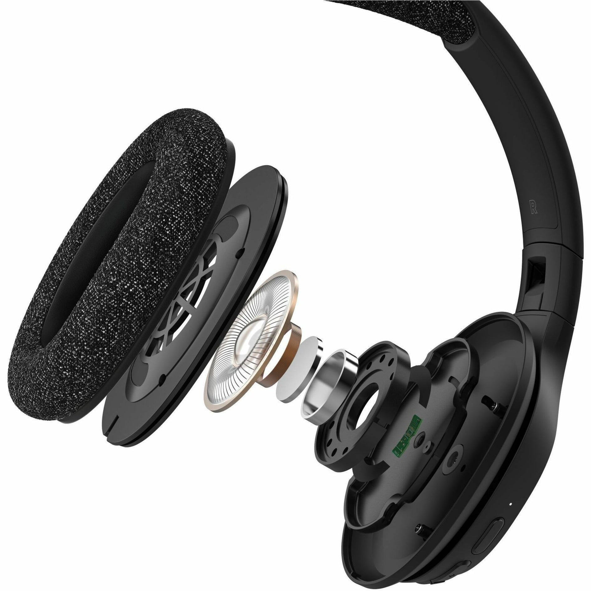 百丽康 (Belkin) AUD005BTBLK SoundForm Adapt 无线头戴式耳机，快速充电，轻便，触控