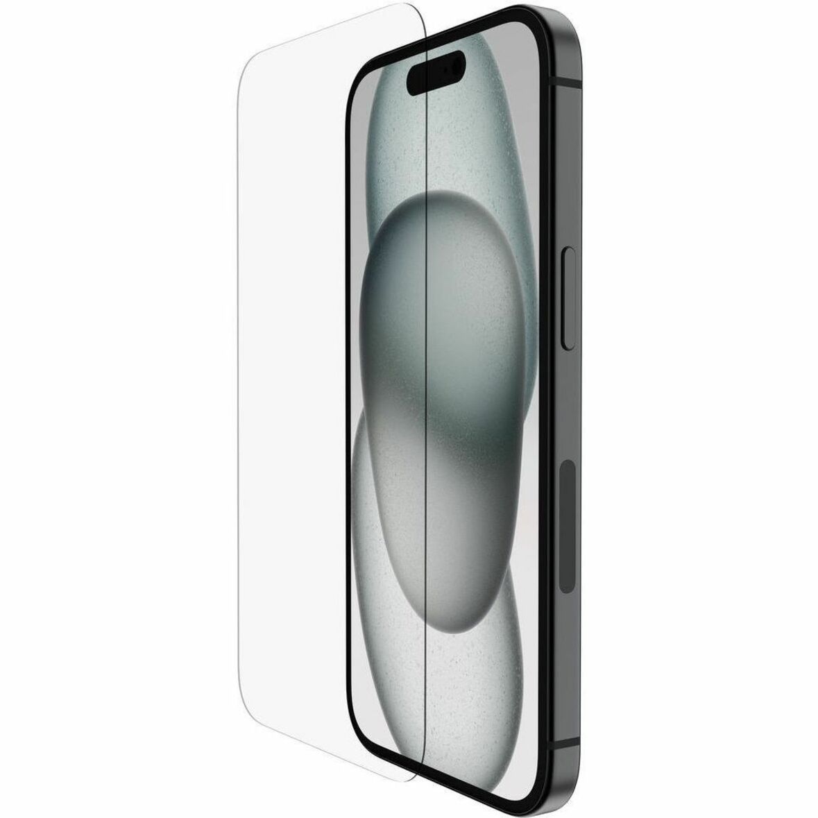 Belkin OVA131ZZ ScreenForce UltraGlass 2 Protecteur d'écran traité pour iPhone 15 image cristalline sans bulles