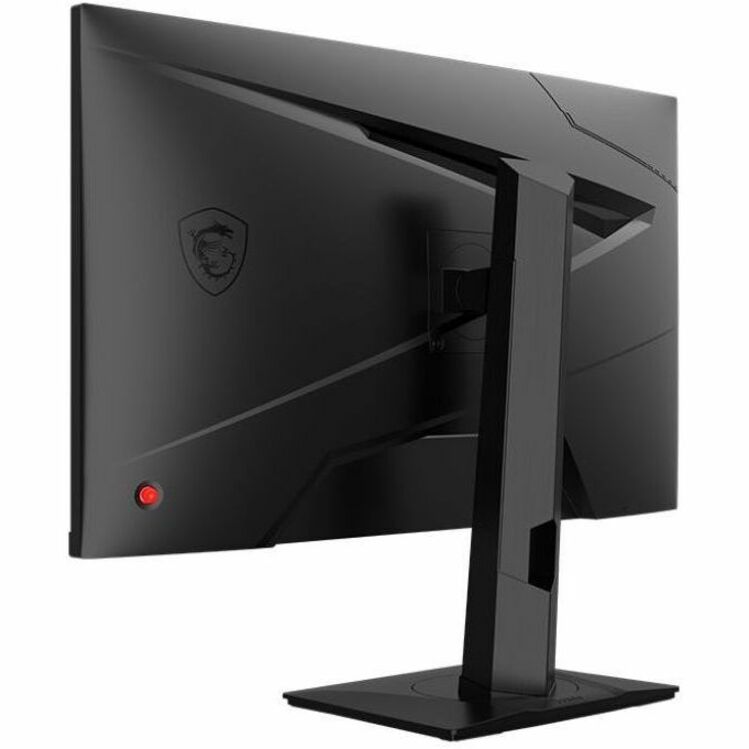 Detailed rear view of MSI G274PF monitor showing build quality and design elements