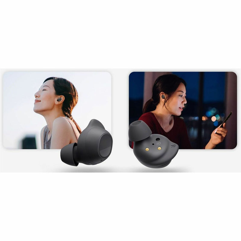 Demonstration of Galaxy Buds FE noise cancellation features in different environments