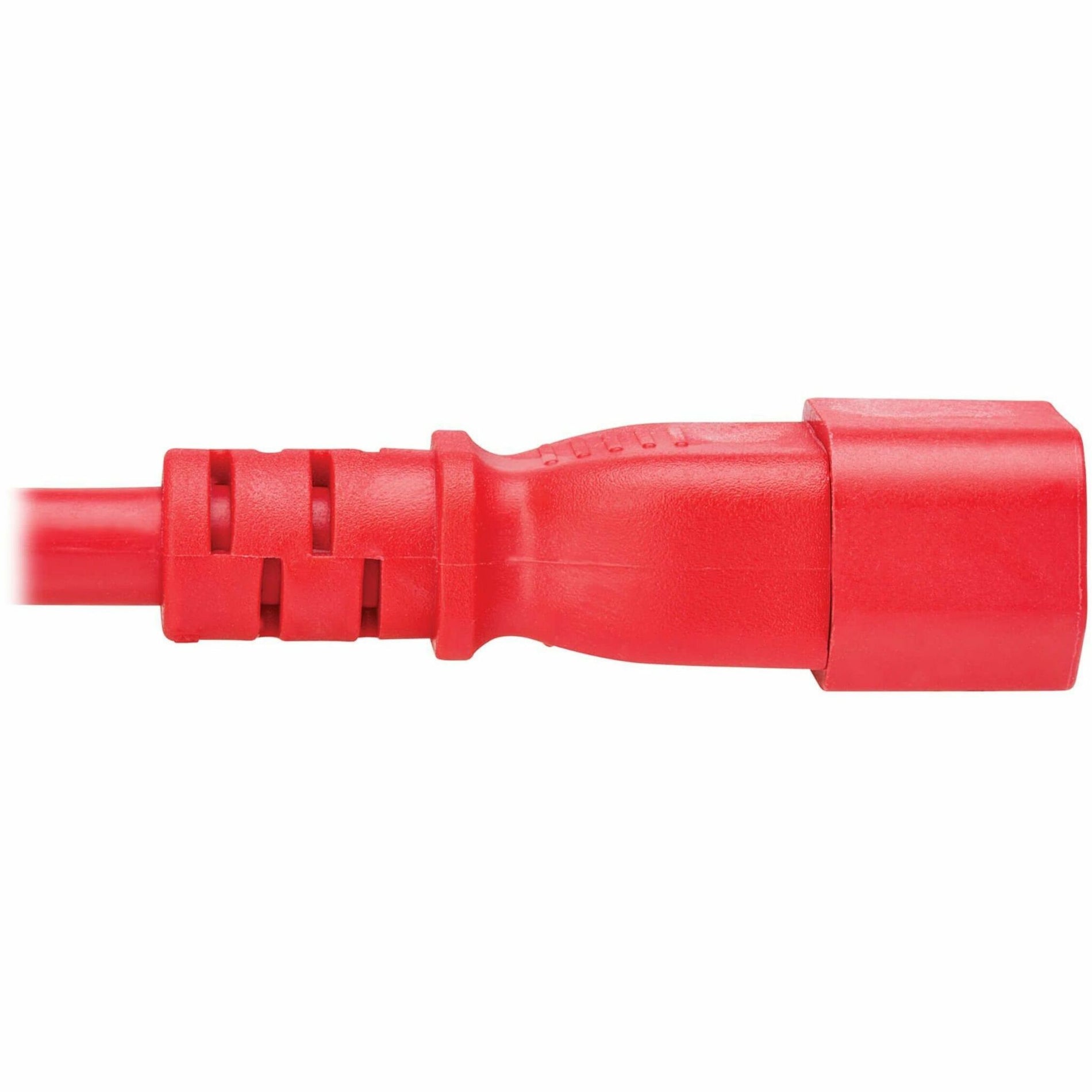 Close-up view of red power cord strain relief mechanism-alternate-image4