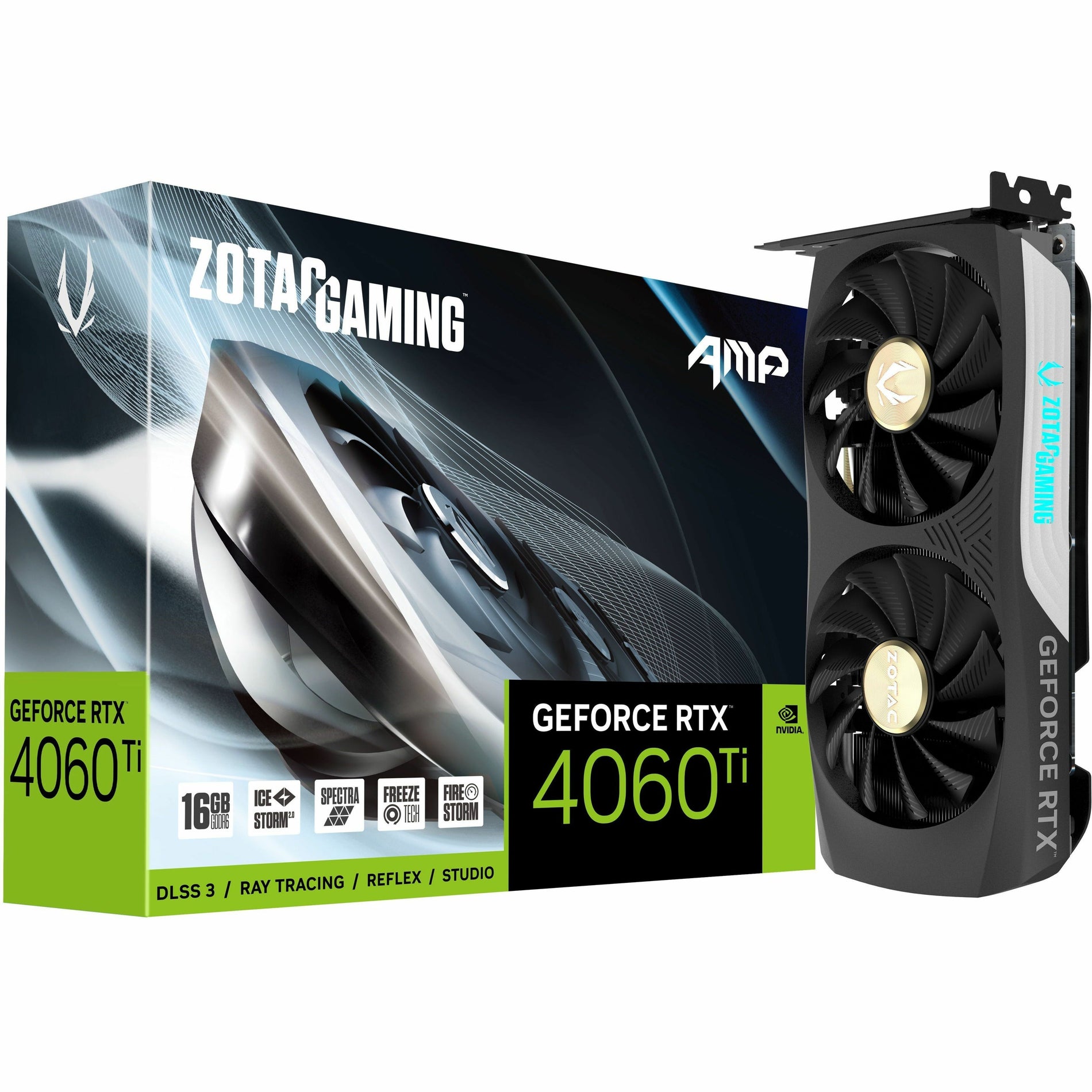 Zotac ZT-D40620F-10M Graphic Card, GeForce RTX 4060 Ti 16GB GDDR6