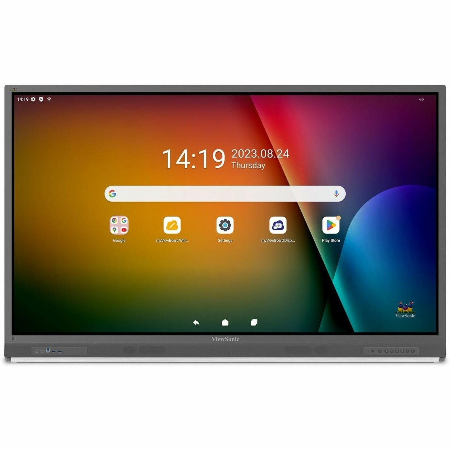 ViewSonic IFP7552-2ED Tableau Interactif 75" Android Certifié EDLA 4K UHD 20 Points Tactiles 8 Go RAM 64 Go Mémoire Flash