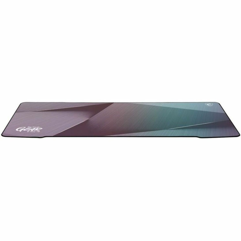 Profile view of MSI AGILITY GD72 mousepad highlighting slim design and stitched edges