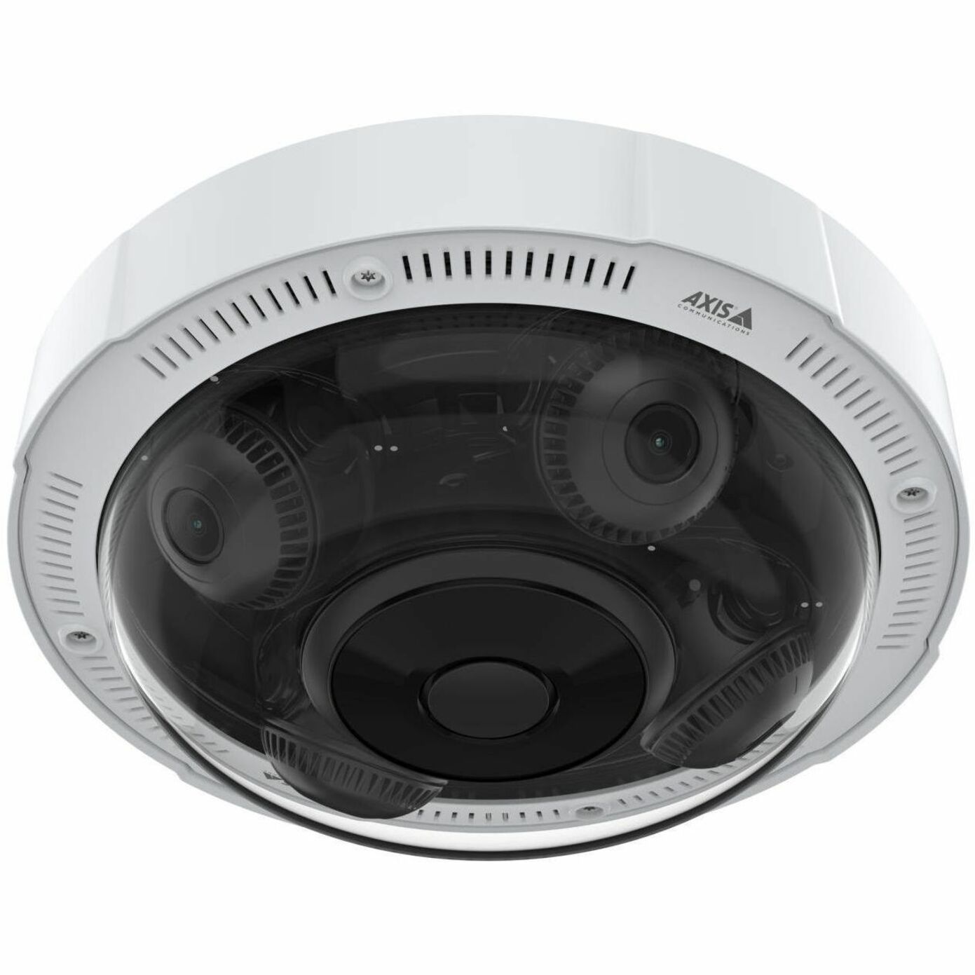 AXIS 02635-001 P3738-PLE Panoramic Camera 4x 4K Multidirectional With Deep Learning, Varifocal Lens, 2.5x Optical Zoom, Memory Card/Cloud Storage, Outdoor, IK09 Impact Protection, IP66/IP67 Ingress Protection