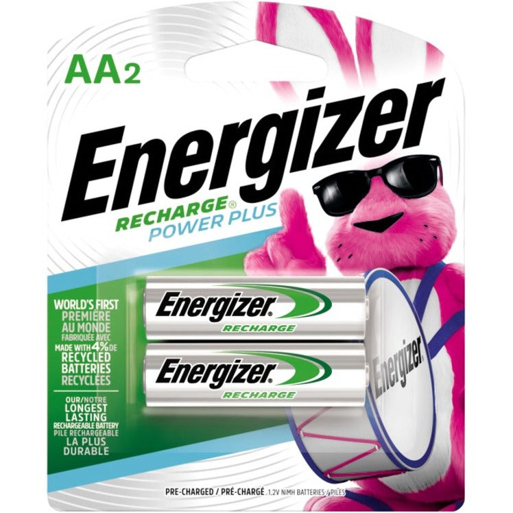 Energizer NH15BP-2 AA Nickel-metal Hydride Rechargeable Battery, 2-Pack