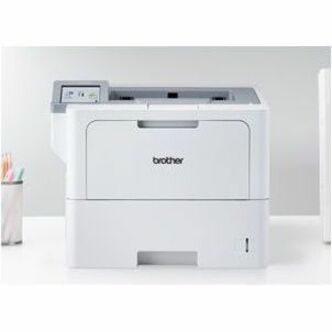 Front view of Brother HL-L6310DW showing clean design integration with office environment