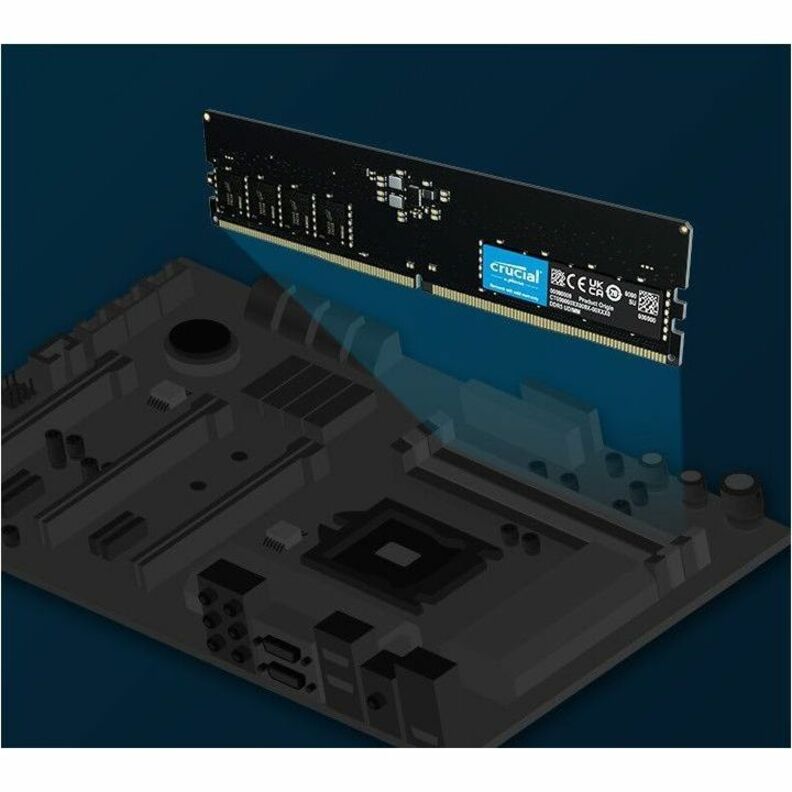 Crucial 32GB 288-Pin PC RAM DDR5 4800 (PC5 38400) Desktop Memory Model  CT32G48C40U5 