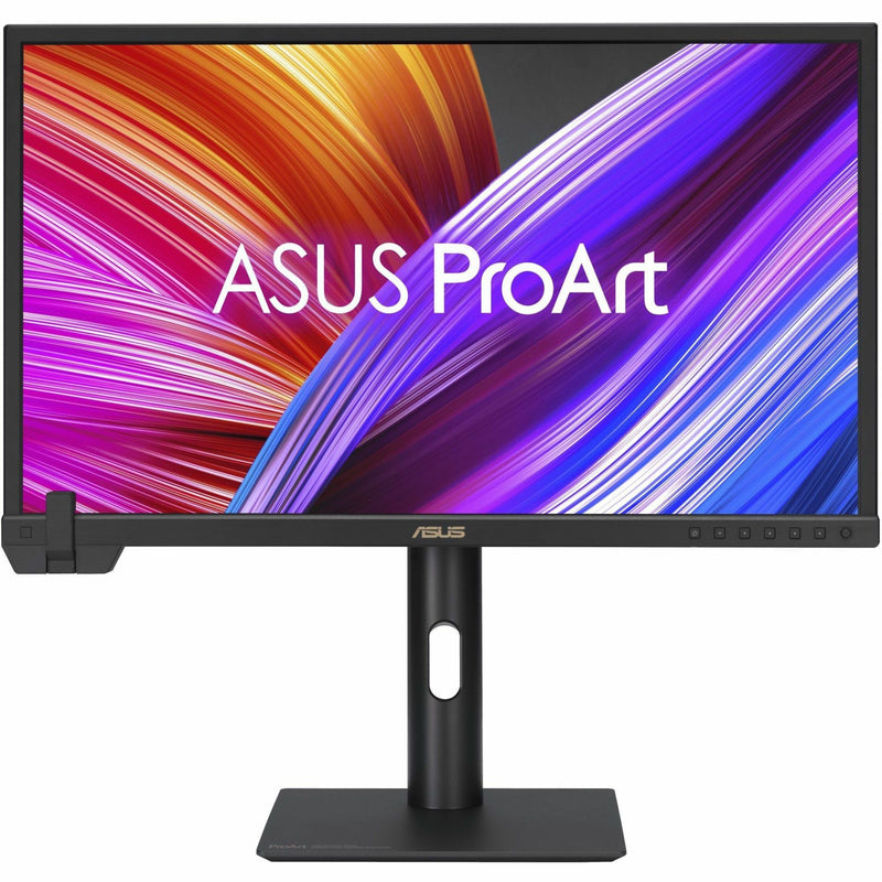 Straight-on view of ASUS ProArt PA24US monitor with stand