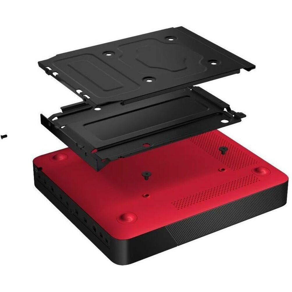 Exploded view of ThinkSmart Bar showing internal components and assembly-alternate-image10