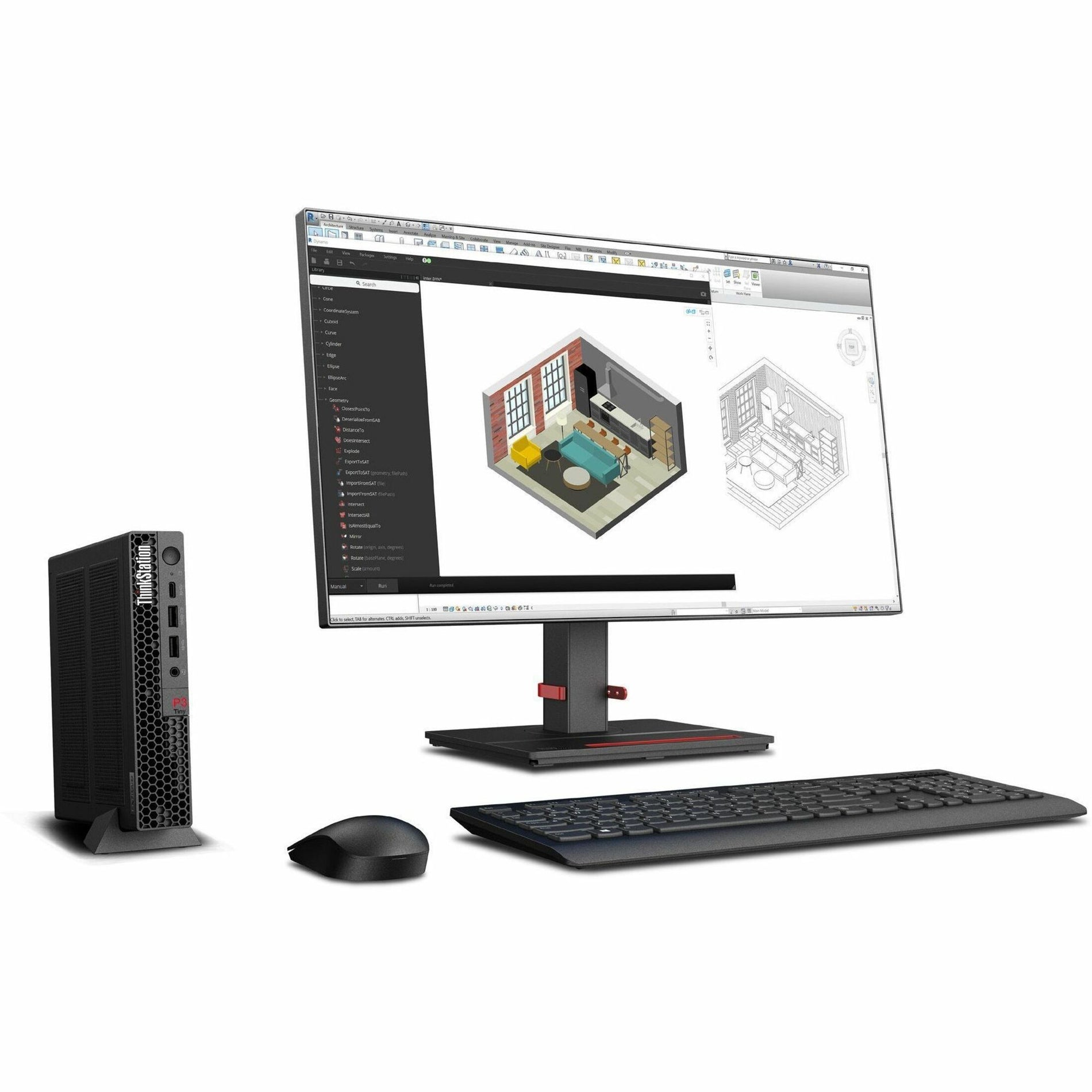 联想 30H0003YUS ThinkStation P3 迷你，Tetracosa 核（24 核心）i9-13900，64GB DDR5 SDRAM，2TB SSD，Windows 11 专业工作站