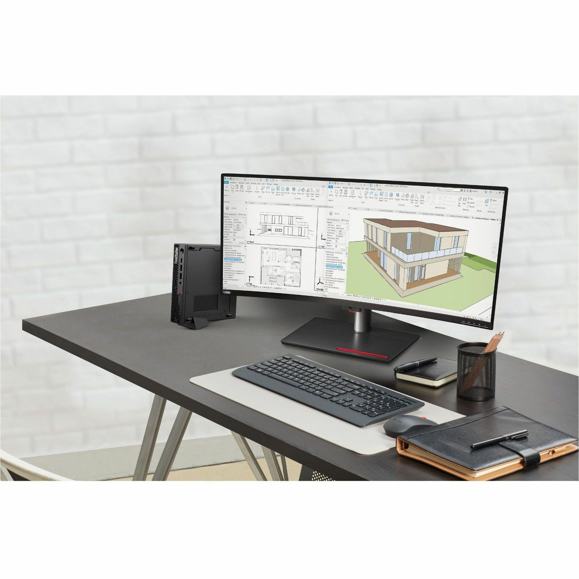 Lenovo 30H0003YUS ThinkStation P3 Liten Tetracosa-kärna (24 Core) i9-13900 64GB DDR5 SDRAM 2TB SSD Windows 11 Pro Arbetsstation.